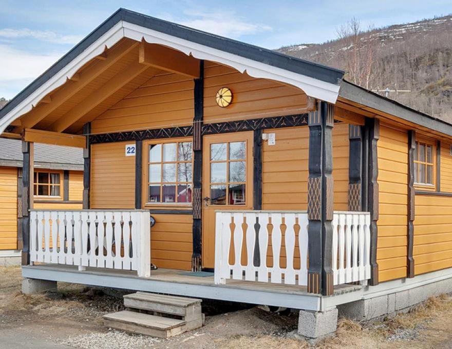 Ballangen Camping Hotel Narvik Bagian luar foto